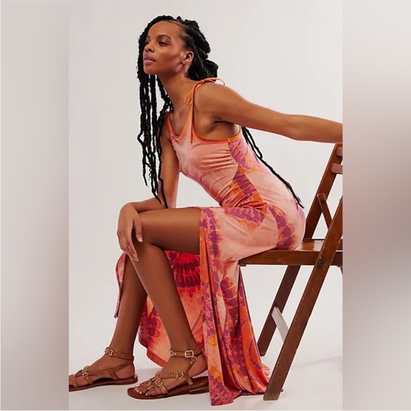 NEW Free People Stevie Midi Dress - Picture 7 of 8